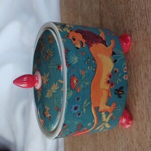 Anthro Stoneware Lidded Sugar Pot. Made Exclusively by House of Hackney. NWOT.